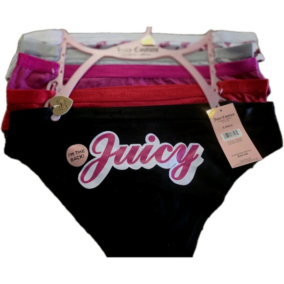 Juicy Couture Other - Juicy Couture Los Angeles, California Intimates 5 Pack Lingerie.Size L. NWT